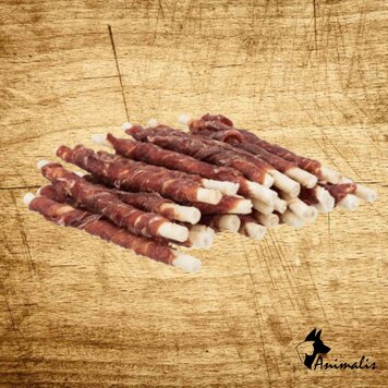 Animalis "Pressed Beefskin Stick with Duck"