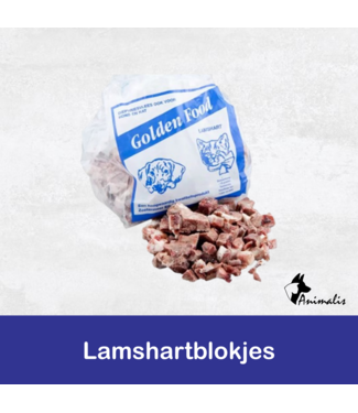 Golden Food Lamshart Blokjes 500 gr