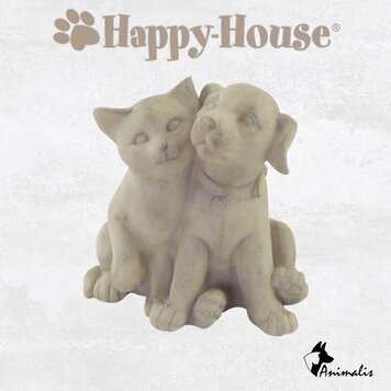 Happy-House "Dekoration Hund & Katze" 9*8.5 cm