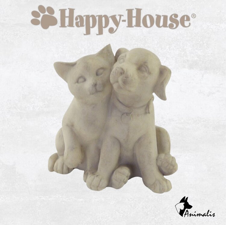 Happy-House "Decoratie Hond & Kat" 9*8.5 cm