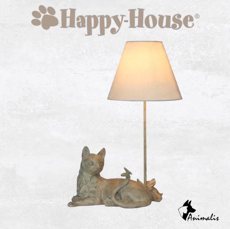 Happy-House "Lampe Katze mit Schmetterling"