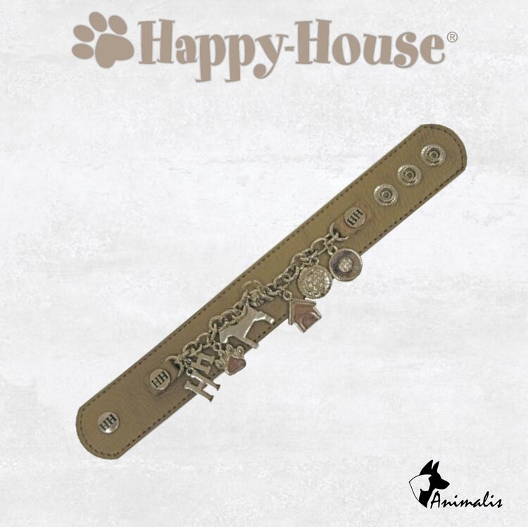 Happy-House "Bracelet Leather Taupe Smal"