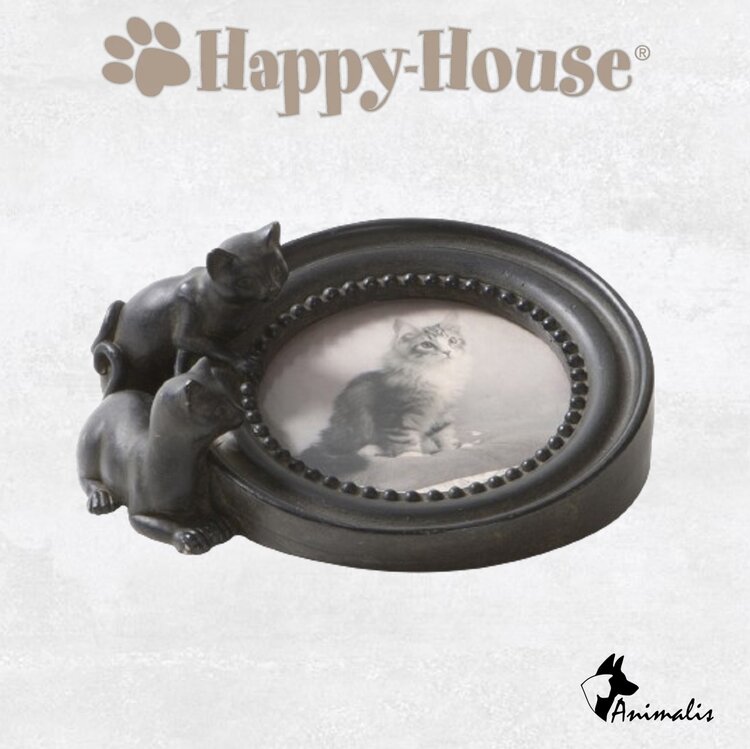 Happy-House "Fotorahmen Katze Rund“