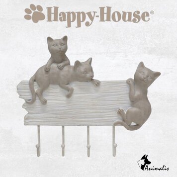 Happy-House "Coat Rack Cat Beige"