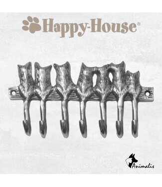 Happy-House "Kapstok Kat Zilver"