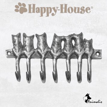 Happy-House "Kleiderablage Katze Silber"