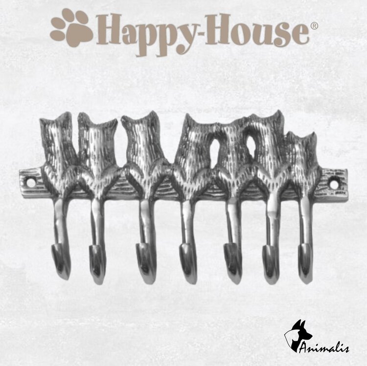Happy-House "Kapstok Kat Zilver"