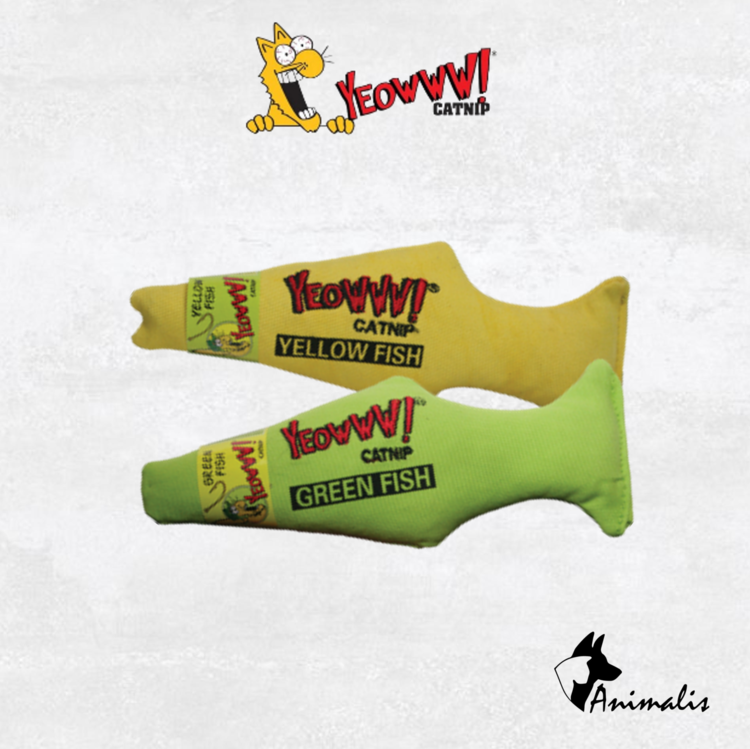 Yeowww! Green & Yellow Fish