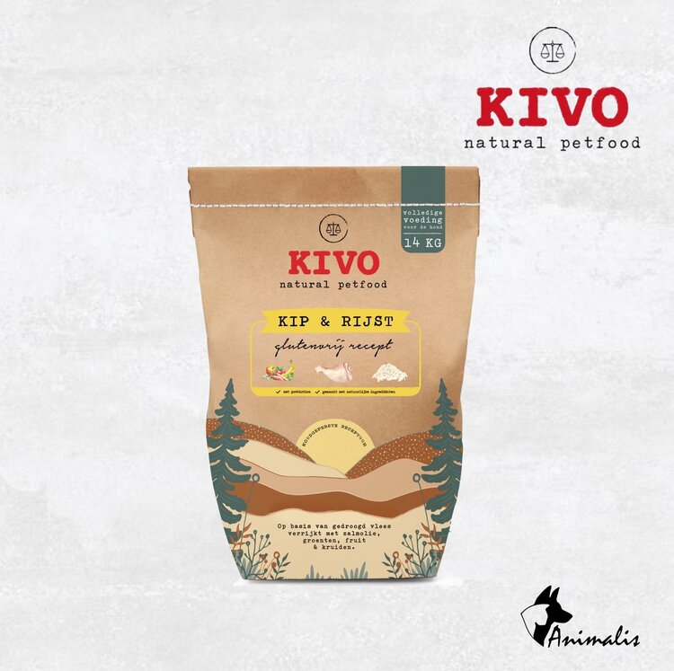 Kivo Adult Huhn/Reis Kaltgepresst Glutenfrei