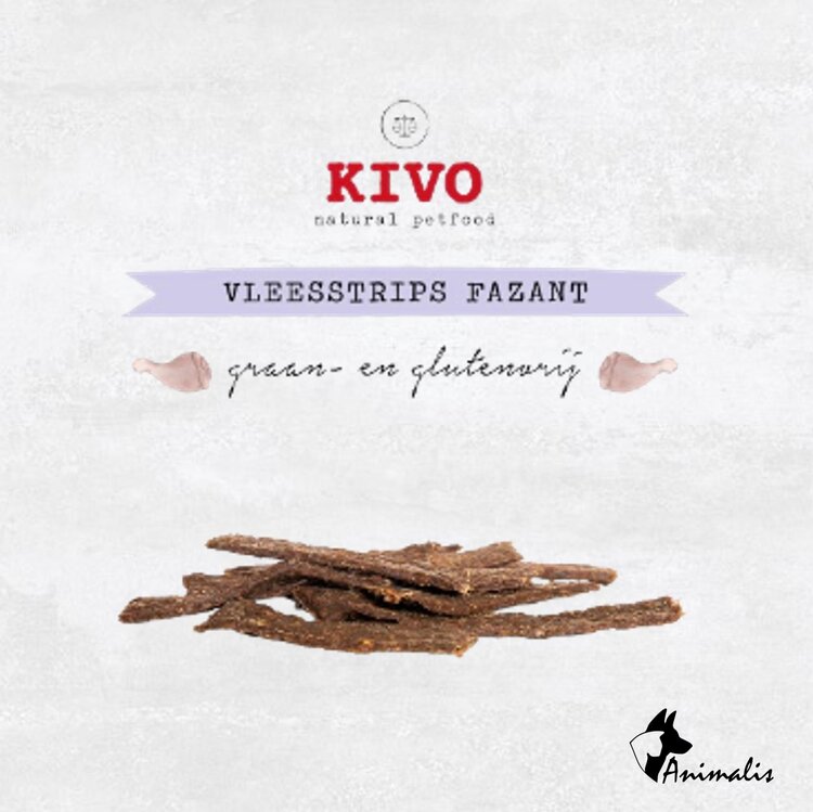 Kivo VLEESSTRIPS "Fazant" (200 gr)