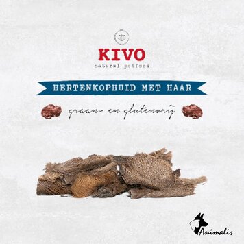 Kivo Deer Cheek with Fur 500 gr