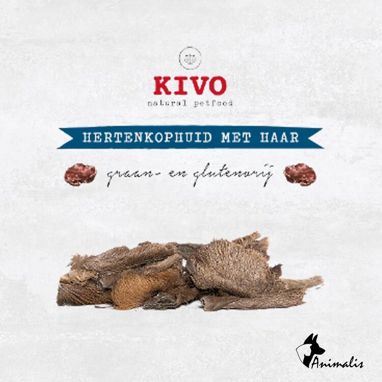 Kivo Hertenkophuid Vacht 500 gr
