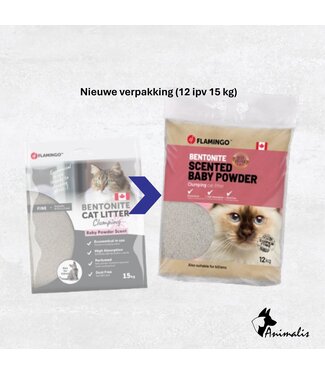 Flamingo Katzenstreu "Baby Powder Scent"