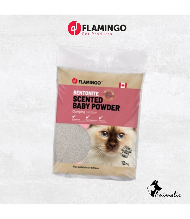 Flamingo Katzenstreu "Baby Powder Scent"