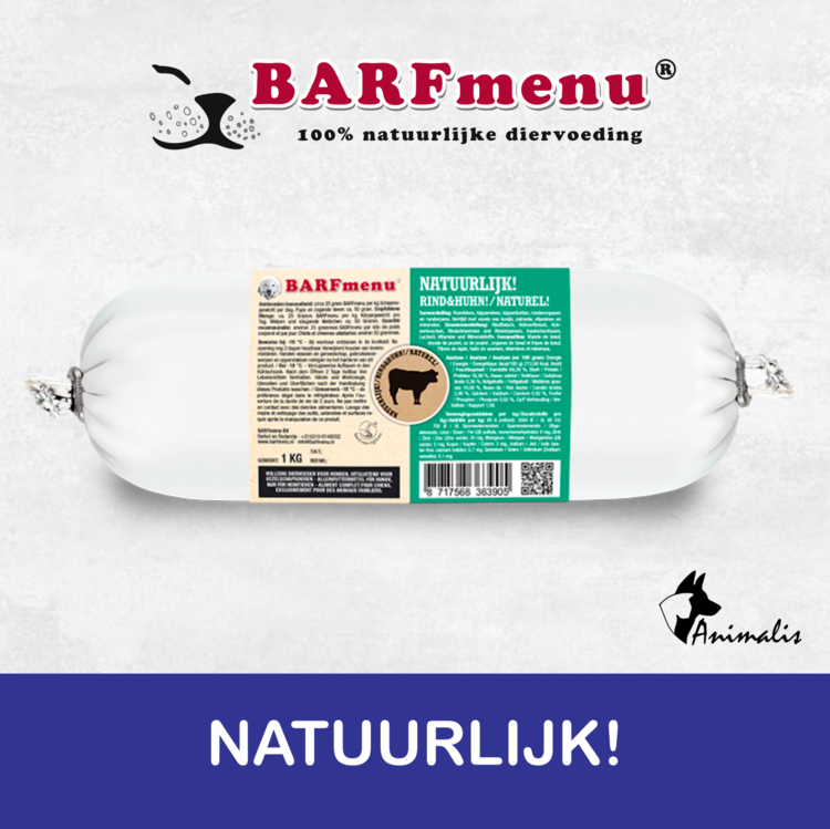 BARFmenu Natuurlijk!