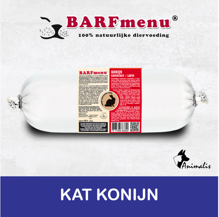 BARFmenu Cat Rabbit