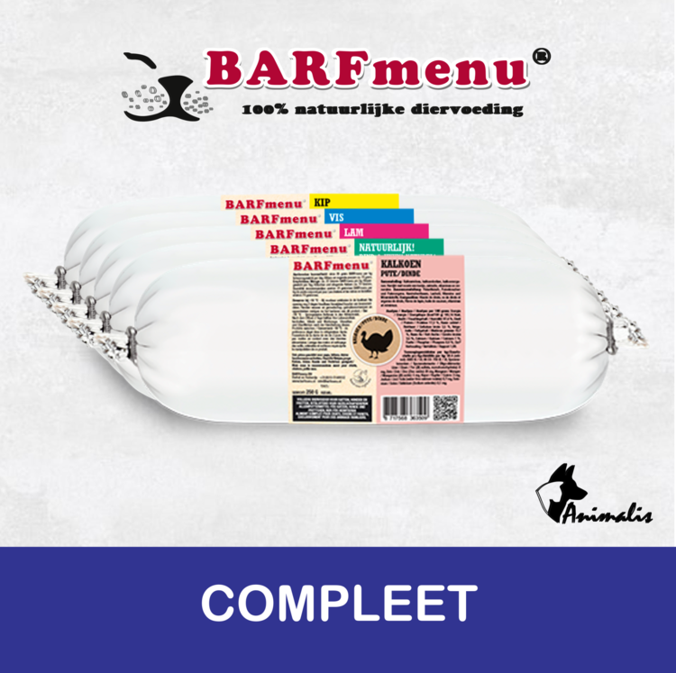 BARFmenu Compleet