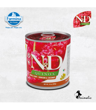 Farmina N&D "Adult Quinoa Skin & Coat Hirsch"