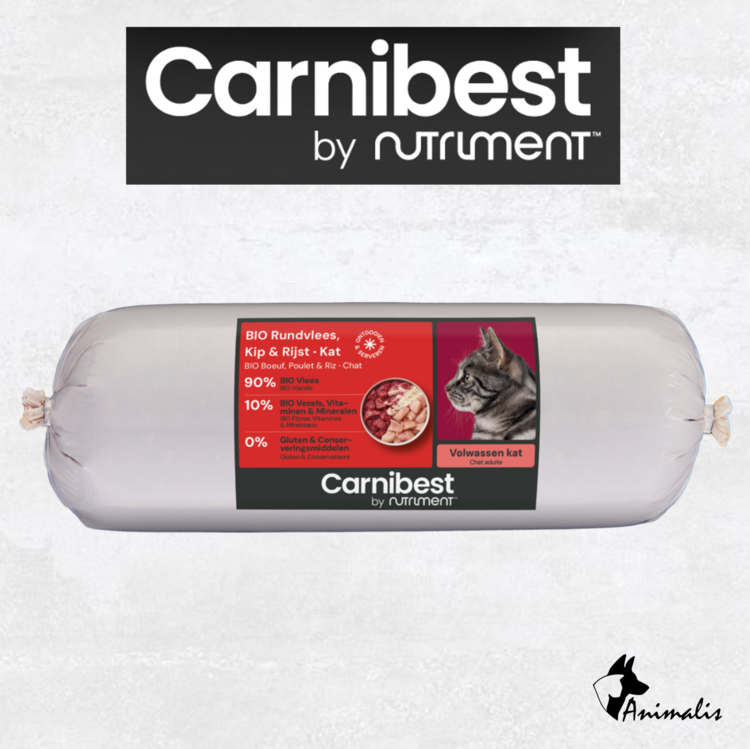 Nutriment CARNIBEST "Kat Rund, Kip & Rijst"