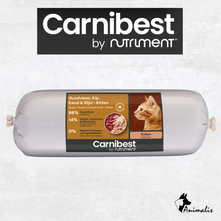 Nutriment Carnibest Kat Rund, Kip, Eend & Rijst Kitten
