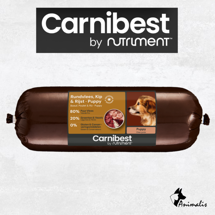 Nutriment CARNIBEST "Rund, Kip & Rijst Puppy"