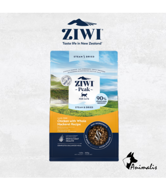 Ziwi Peak "Cat STEAM & DRIED Chicken with Whole Mackerel"