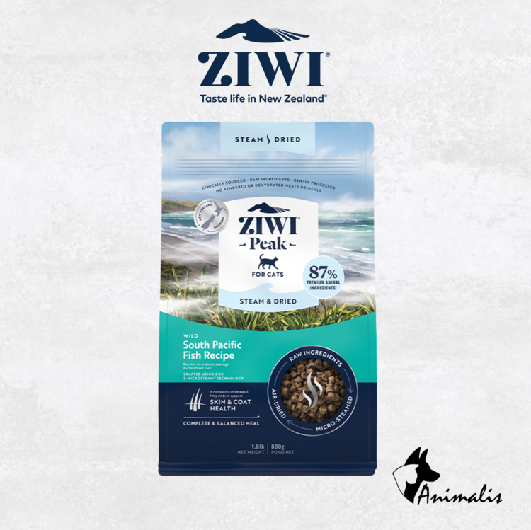 Ziwi Peak "Katze STEAM & DRIED Wild South Pacific Fish"