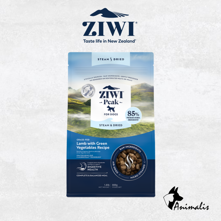 Ziwi Peak "STEAM & DRIED Lamb with Green Vegetables"