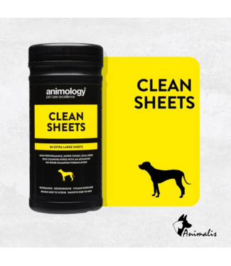 Animology "Clean Sheets Dog Wipes 20*27 cm"