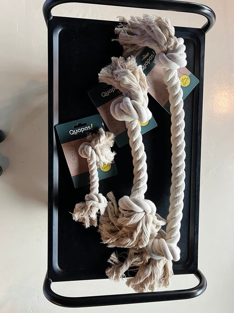 Quapas! Kauw Katoen/Touw 2 Knopen