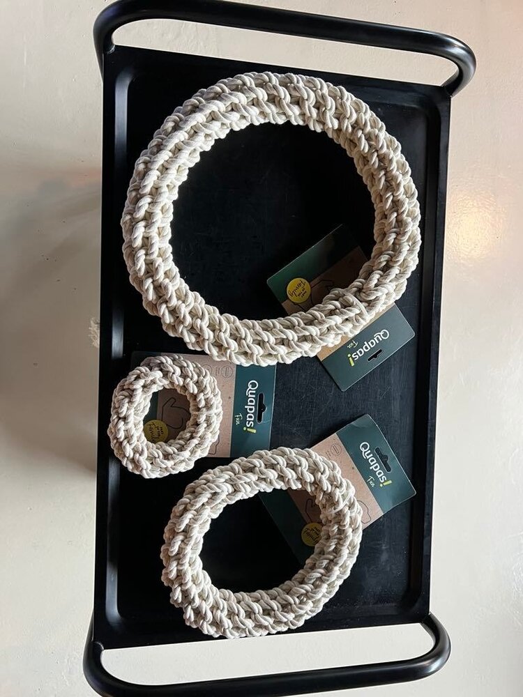 Quapas! Kauw Katoen/Touw Ring