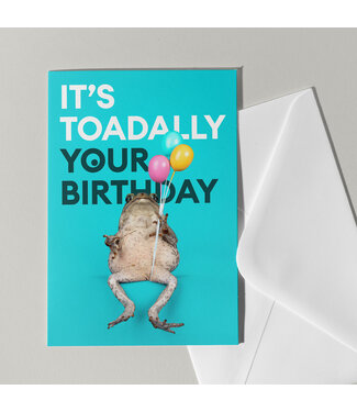 Cat'chy Images "It's Toadally your Birthday"