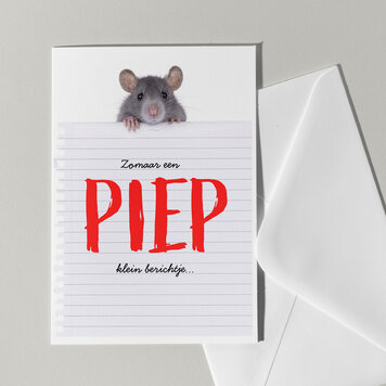 Cat'chy Images "Zomaar een Piep Klein Berichtje"