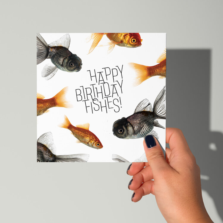 Cat'chy Images "Happy Birthday Fishes!"