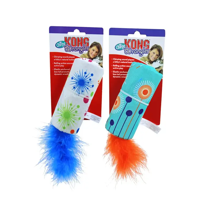 KONG® Cat WRANGLER "Chirpz Assorti"