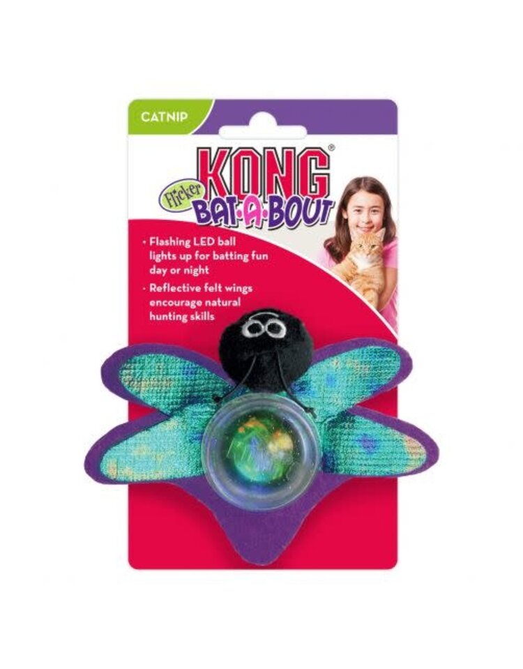 KONG® Cat Bat-a-Bout Flicker Firefly
