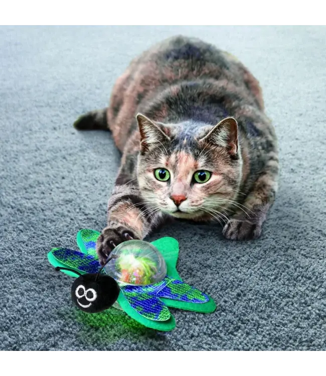 KONG® Cat Bat-a-Bout Flicker Firefly