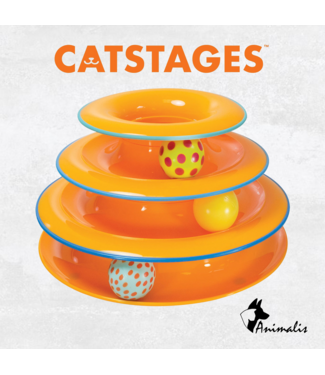 Outward Hound CATSTAGES "Tower of Tracks"