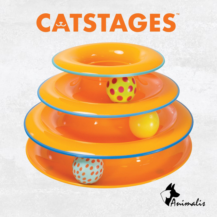 Outward Hound CATSTAGES "Tower of Tracks"