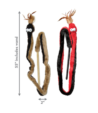KONG® Cat Active Snake Teaser Assorti