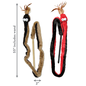 KONG® Cat Active Snake Teaser Assorti