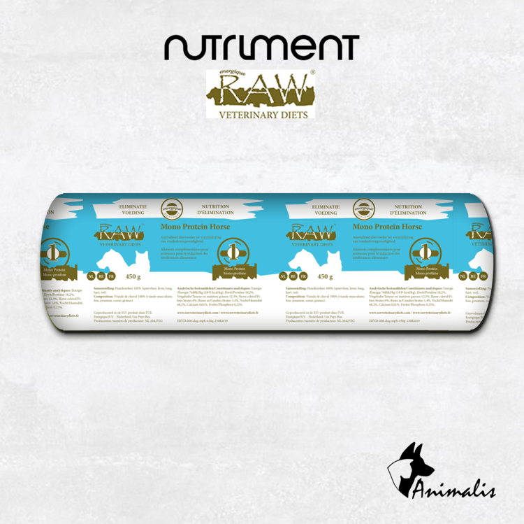 Nutriment ENERGIQUE RAW Veterinary Diets "Mono Protein Horse"