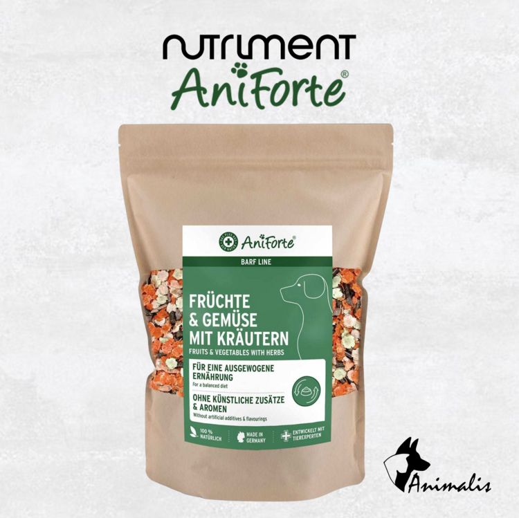 Nutriment ANIFORTE "BARF Fruit Vegetable with Herbs Variety"