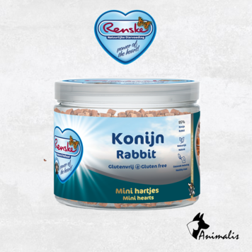 Renske MINI HERZEN "Kaninchen" (100 gr)