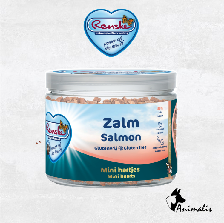 Renske MINI HEARTS "Salmon" (100 gr)