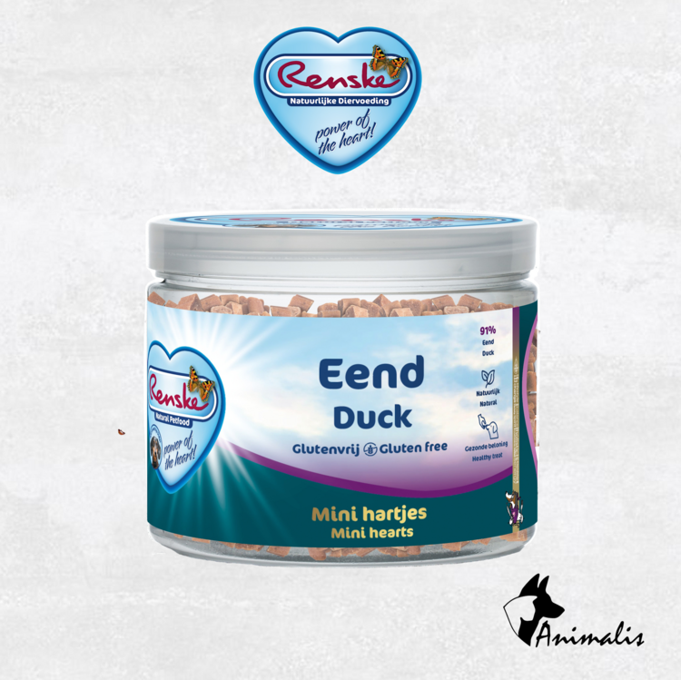 Renske MINI HARTJES "Eend" (100 gr)