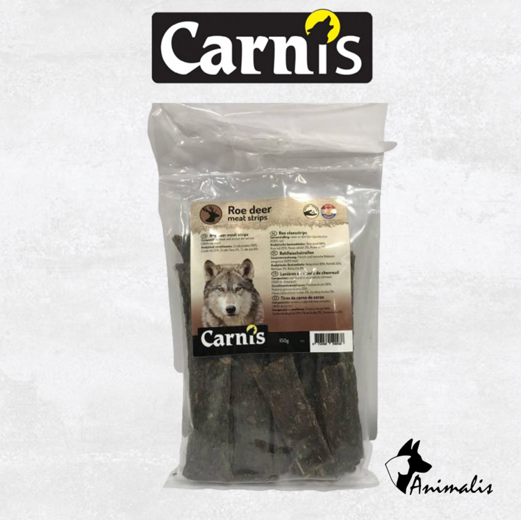 Carnis MEAT STRIPS "Roe Deer" (150 gr)