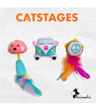 Outward Hound CATSTAGES "Festival - Catnip Plush Toys"