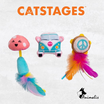 Outward Hound CATSTAGES "Festival - Catnip Plush Toys"