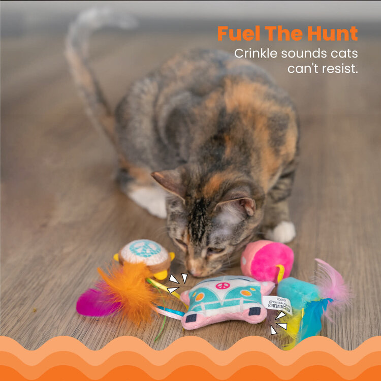 Outward Hound CATSTAGES "Festival - Catnip Plush Toys"